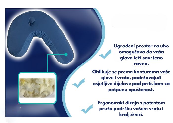 Jastuk za spavanje na boku Sleeper Pro