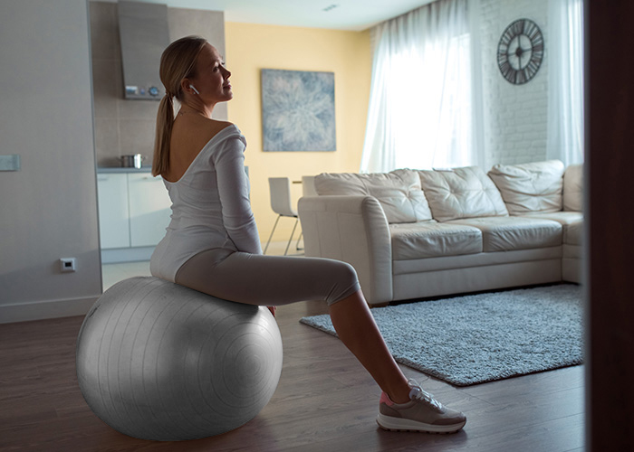 pilates lopta vjezbanje od doma 